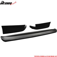 Load image into Gallery viewer, 2011-2013 Toyota Corolla OEM Style Unpainted Black Rear Bumper Lip PP