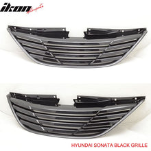 Load image into Gallery viewer, 2011-2014 Hyundai Sonata Horizontal Style Front Upper Hood Grille ABS