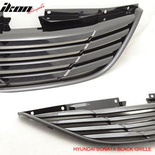 Load image into Gallery viewer, 2011-2014 Hyundai Sonata Horizontal Style Front Upper Hood Grille ABS