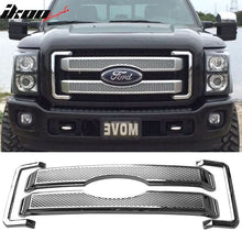 Load image into Gallery viewer, Fits 11-16 Ford F250 350 450 Platinum Moulding Front Mesh Grill