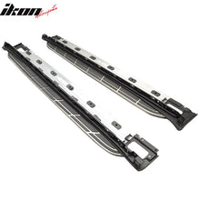 Load image into Gallery viewer, 2011-2018 Porsche Cayenne OE Black Silver Side Running Boards Aluminum