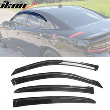 Load image into Gallery viewer, 2011-2024 Dodge Charger Slim Smoke Tape On 4PCS Window Visors Acrylic