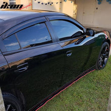 Load image into Gallery viewer, 2011-2024 Dodge Charger Slim Smoke Tape On 4PCS Window Visors Acrylic