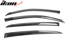 Load image into Gallery viewer, 2011-2024 Dodge Charger Slim Smoke Tape On 4PCS Window Visors Acrylic