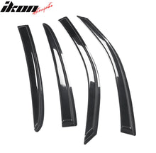 Load image into Gallery viewer, 2011-2024 Dodge Charger Slim Smoke Tape On 4PCS Window Visors Acrylic