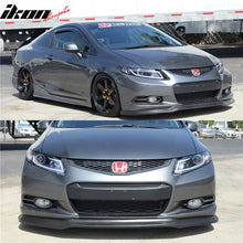Load image into Gallery viewer, 2012-2013 Honda Civic 2-Door Coupe Ikon Front Bumper Lip