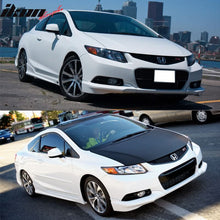Load image into Gallery viewer, 2012-2013 Honda Civic Coupe HF-P Style Unpainted Front Bumper Lip PU