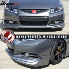 Load image into Gallery viewer, 2012-2013 Honda Civic Coupe USDM MD Style Black Front Bumper Lip PU