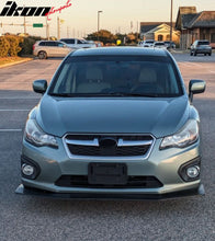 Load image into Gallery viewer, 2012-2014 Subaru Impreza IKON V6 Style Unpainted Front Bumper Lip PU