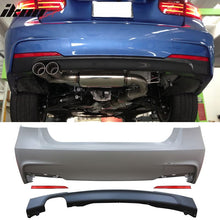 Load image into Gallery viewer, 2012-2018 BMW F30 3 Series MT Rear Bumper Cover Diffuser Unpainted PP