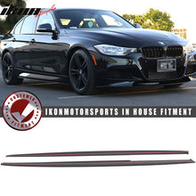 Load image into Gallery viewer, 2012-2018 BMW F30 3-Series M-T M-Sport Black Side Skirts Splitter PP