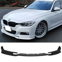 Load image into Gallery viewer, 2012-2018 BMW F30 M Sport E Style Unpainted Black Front Bumper Lip PU