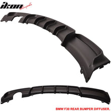 Load image into Gallery viewer, 2012-2018 BMW F30 MP Rear Lip Diffuser with Single Outlet PP