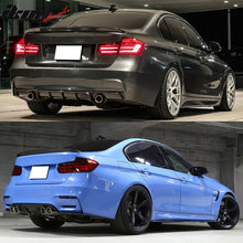 Load image into Gallery viewer, 2012-2018 BMW F30 3 Series F80 M3 3D Style Black Trunk Spoiler kit