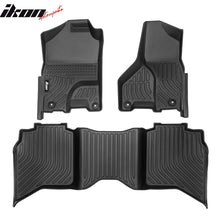 Load image into Gallery viewer, 2012-2024 Ram 1500/2500/3500 Crew Cab 3D Floor Mats Carpets Liner TPE