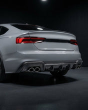 Load image into Gallery viewer, 2020–2021 Audi A5 S-Line / S5 B9 Sportback Rear Bumper Diffuser Lip – Carbon Fiber