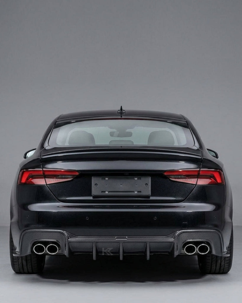2020–2021 Audi A5 S-Line / S5 B9 Sportback Rear Bumper Diffuser Lip – Carbon Fiber