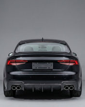 Load image into Gallery viewer, 2020–2021 Audi A5 S-Line / S5 B9 Sportback Rear Bumper Diffuser Lip – Carbon Fiber