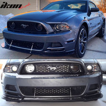 Load image into Gallery viewer, 2013-2014 Ford Mustang GT Style Unpainted Front Bumper Lip Spoiler PU