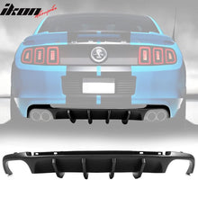 Load image into Gallery viewer, 2013-2014 Ford Mustang Shelby Unpainted Black Rear Bumper Diffuser PP