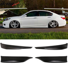 Load image into Gallery viewer, 2013-15 Honda Accord HFP Style Unpainted Front + Rear Lip Splitter PP