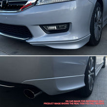 Load image into Gallery viewer, 2013-15 Honda Accord HFP Style Unpainted Front + Rear Lip Splitter PP