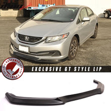 Load image into Gallery viewer, 2013-2015 Honda Civic USDM Front Lip GT Style Unpainted PU