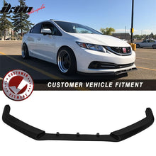 Load image into Gallery viewer, 2013-2015 Honda Civic EK Sedan 4Dr IKON V3 Style Front Bumper Lip PU