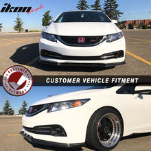Load image into Gallery viewer, 2013-2015 Honda Civic EK Sedan 4Dr IKON V3 Style Front Bumper Lip PU