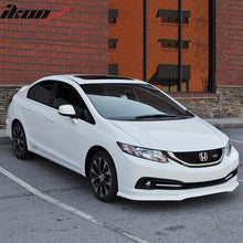 Load image into Gallery viewer, 2013-2015 Honda Civic Sedan CS Style Front Bumper Lip Unpainted PU