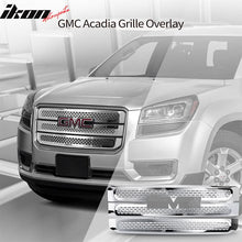Load image into Gallery viewer, 2013-2016 GMC Acadia SL/SLE/SLT Chrome Tape On Grille Overlay 3 Bar