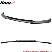 Load image into Gallery viewer, 2013-2016 Scion FRS GT Style Unpainted Front Bumper Lip Splitter PU