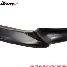 Load image into Gallery viewer, 2013-2016 Scion FRS GT Style Unpainted Front Bumper Lip Splitter PU