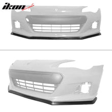 Load image into Gallery viewer, 2013-2016 Subaru BRZ CS Style Unpainted Black Front Bumper Lip PU