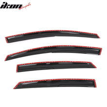 Load image into Gallery viewer, 2013-2018 Ford Fusion Mugen Style Smoke Tinted Window Visors Acrylic