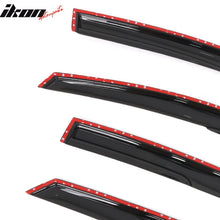 Load image into Gallery viewer, 2013-2018 Ford Fusion Mugen Style Smoke Tinted Window Visors Acrylic