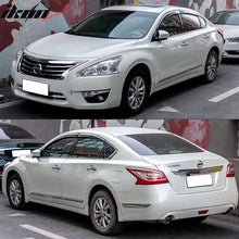 Load image into Gallery viewer, 2013-2018 Nissan Altima Polycarbonate Window Visors W/ Chrome Trim 4PC