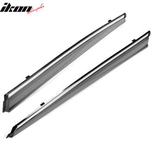 Load image into Gallery viewer, 2013-2018 Nissan Altima Polycarbonate Window Visors W/ Chrome Trim 4PC