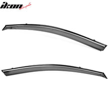 Load image into Gallery viewer, 2013-2018 Nissan Altima Polycarbonate Window Visors W/ Chrome Trim 4PC