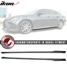 Load image into Gallery viewer, 2013-2020 Lexus GS F Sport WD Style Matte Black Side Skirt Panel PP