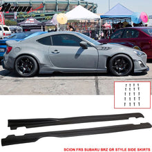 Load image into Gallery viewer, 2013-2020 Scion FRS Subaru BRZ Toyota 86 GR Style Side Skirts Pannel