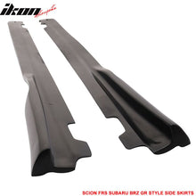 Load image into Gallery viewer, 2013-2020 Scion FRS Subaru BRZ Toyota 86 GR Style Side Skirts Pannel