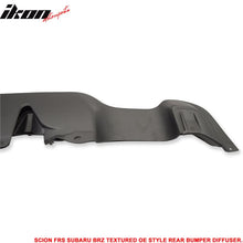 Load image into Gallery viewer, 2013-2020 Scion FRS/Subaru BRZ/Toyota 86 Textured Rear Bumper Diffuser