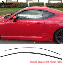 Load image into Gallery viewer, 2013-2020 Subaru BRZ Toyota 86 Smoke Tinted Window Visor Acrylic 2PCS