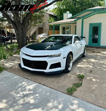 Load image into Gallery viewer, 2014-2015 Chevy Camaro ZL1 Style Unpainted Black Front Bumper Cover PP