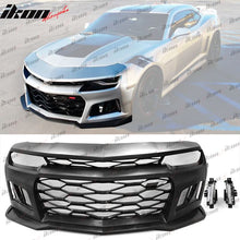 Load image into Gallery viewer, 2014-2015 Chevy Camaro ZL1 Style Front Bumper w/ Signal Fog Lights