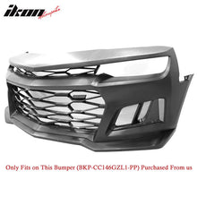 Load image into Gallery viewer, 2014-2015 Chevy Camaro ZL1 Style Unpainted Front Bumper Lip Spoiler PP