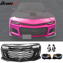 Load image into Gallery viewer, 2014-2015 Chevy Camaro ZL1 Style Front Bumper DRL Fog Lights Headlamps
