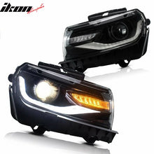 Load image into Gallery viewer, 2014-2015 Chevy Camaro ZL1 Style Front Bumper DRL Fog Lights Headlamps