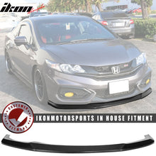 Load image into Gallery viewer, 2014-2015 Honda Civic Coupe IKON Style Unpainted Front Lip Splitter PU